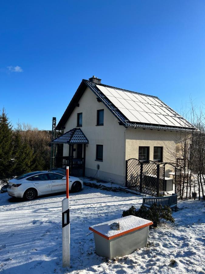 Luxus Ferienhaus Erzgebirge In Alleinlage Altenberg 외부 사진